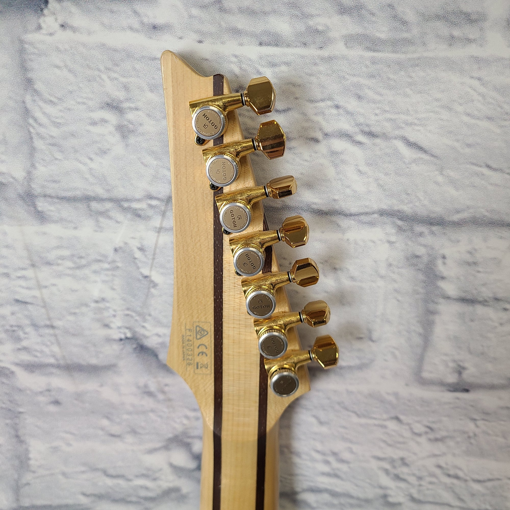 Ibanez Prestige S5527QFX 7 String Electric Guitar MIJ - Dark