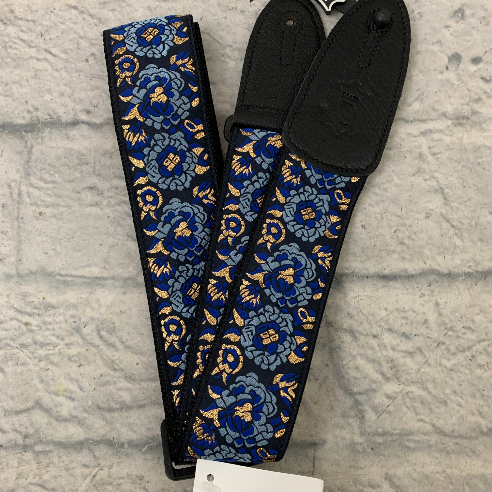 Levy's M8AS-NAV Navy Blue Jacquard Strap
