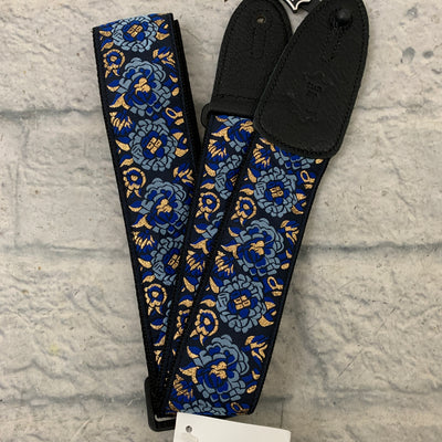Levy's M8AS-NAV Navy Blue Jacquard Strap