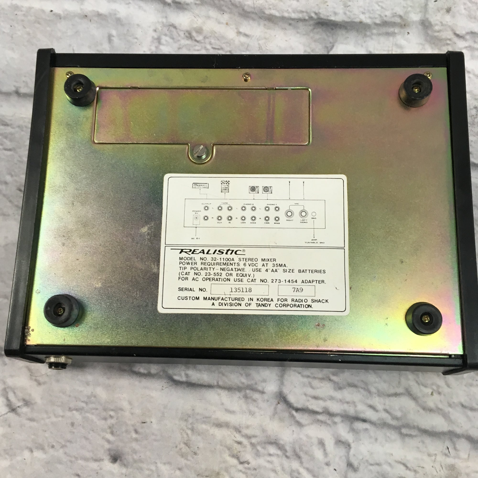 Realistic 32-1100A Stereo Mixer