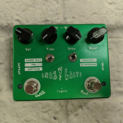 Caline Crazy Cacti Overdrive and Boost Guitar Pedal