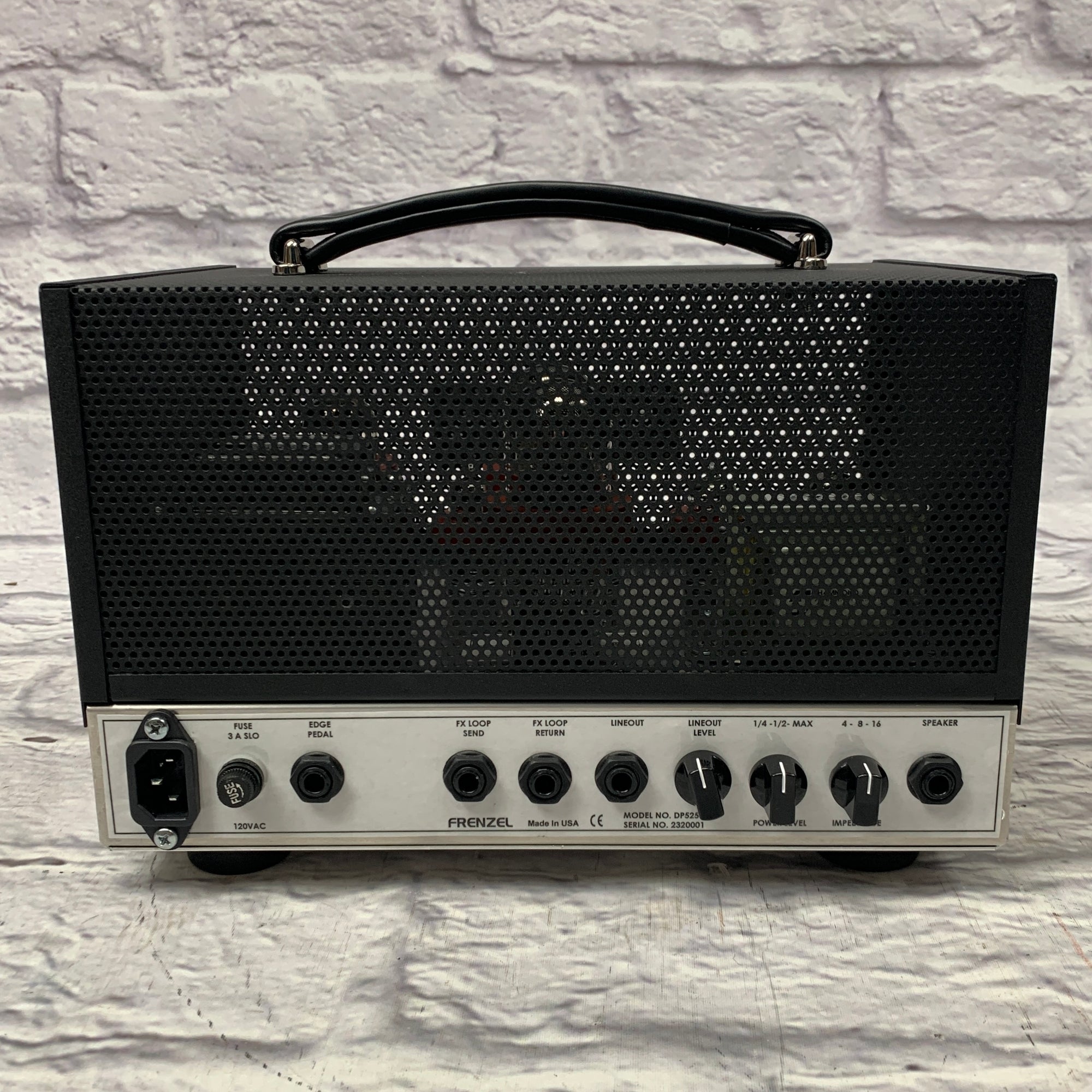 Frenzel Deluxe Plus 525/540 Guitar Head w/ Footswitch & Cover
