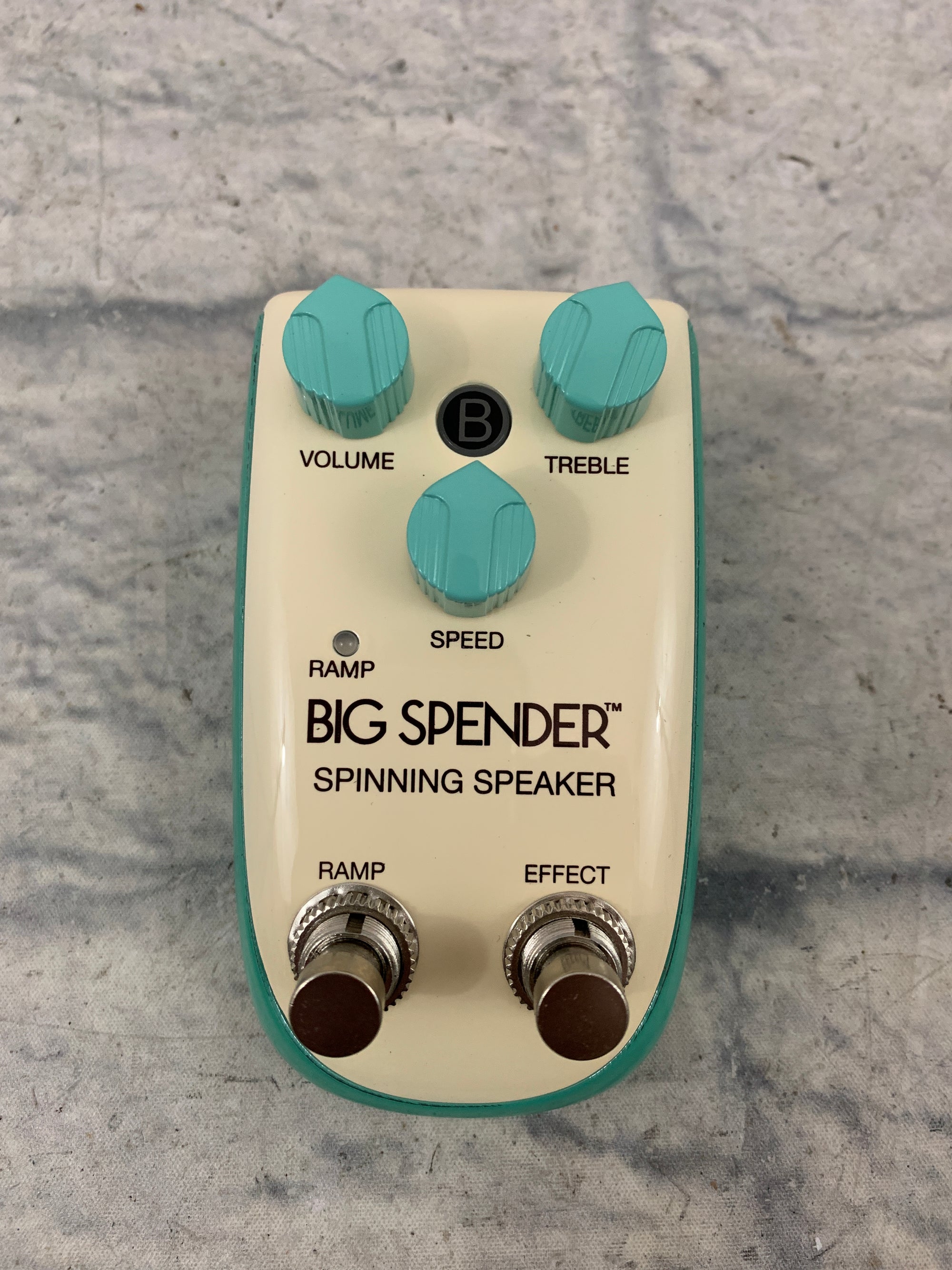 big spender pedal Danelectro Billionaire BK-1 Big Spender Spinning Speaker Pedal