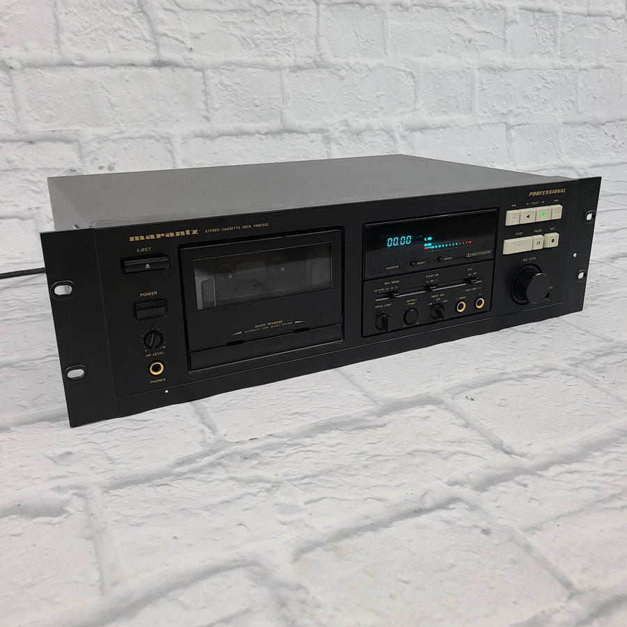 Marantz Professional PMD502 Rackmount Stereo Cassette Deck Player Recorder