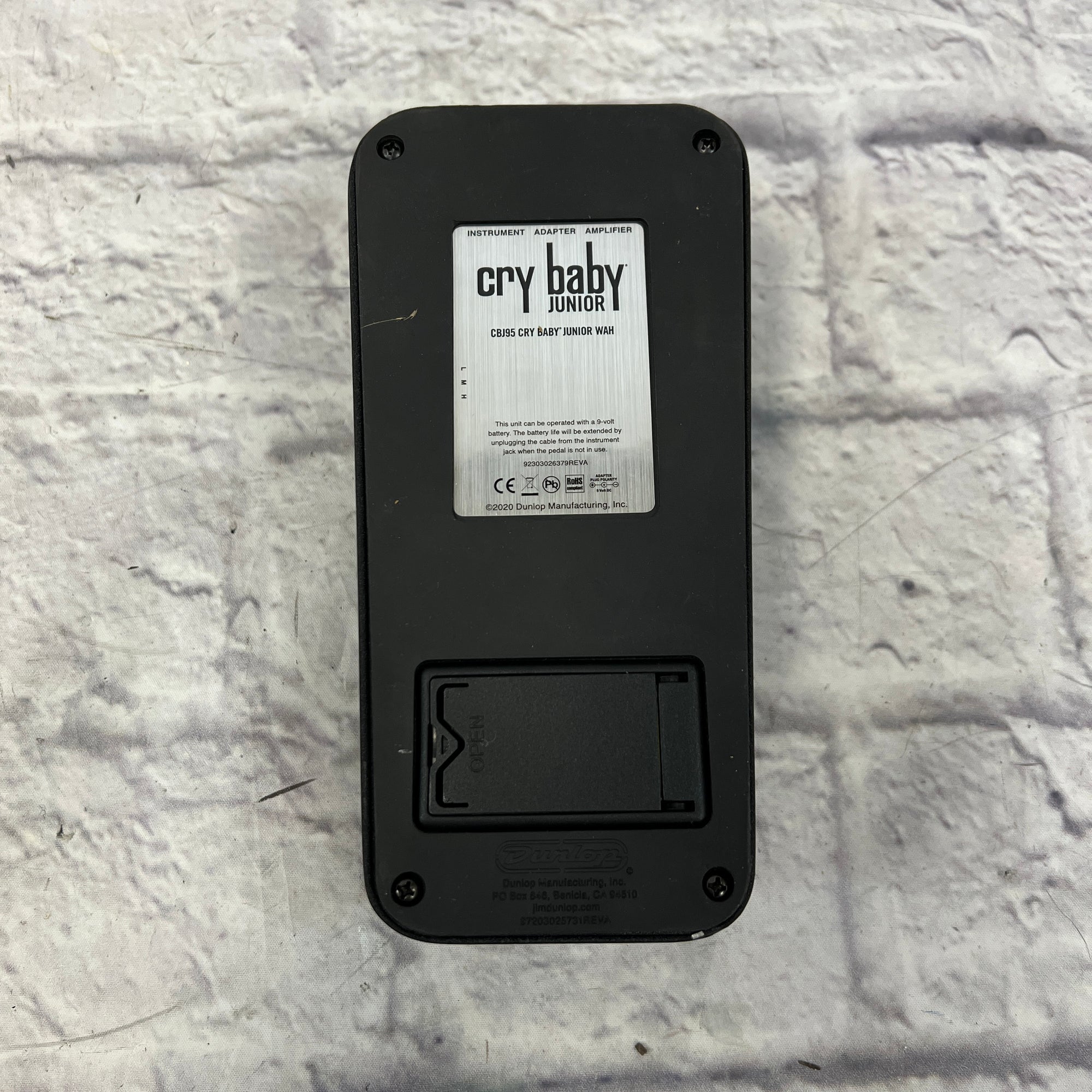 Dunlop Crybaby Junior Wah Pedal