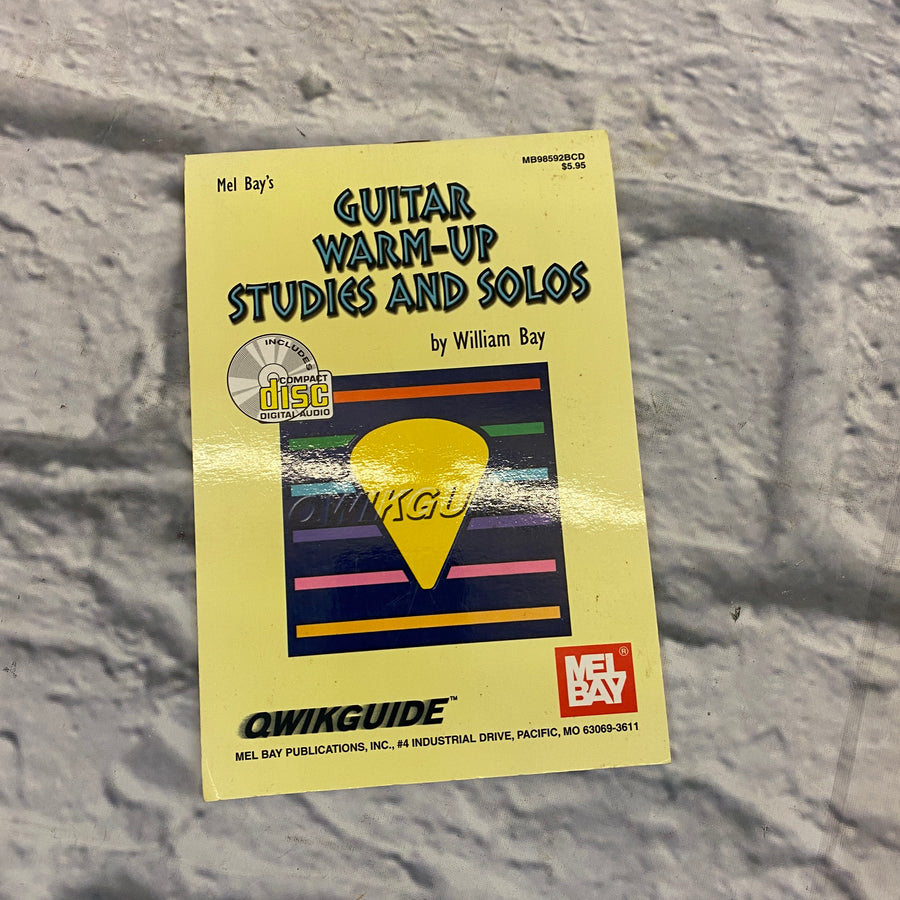 Mel Bay Guitar Warm-Up Studies & Solos Qwikguide