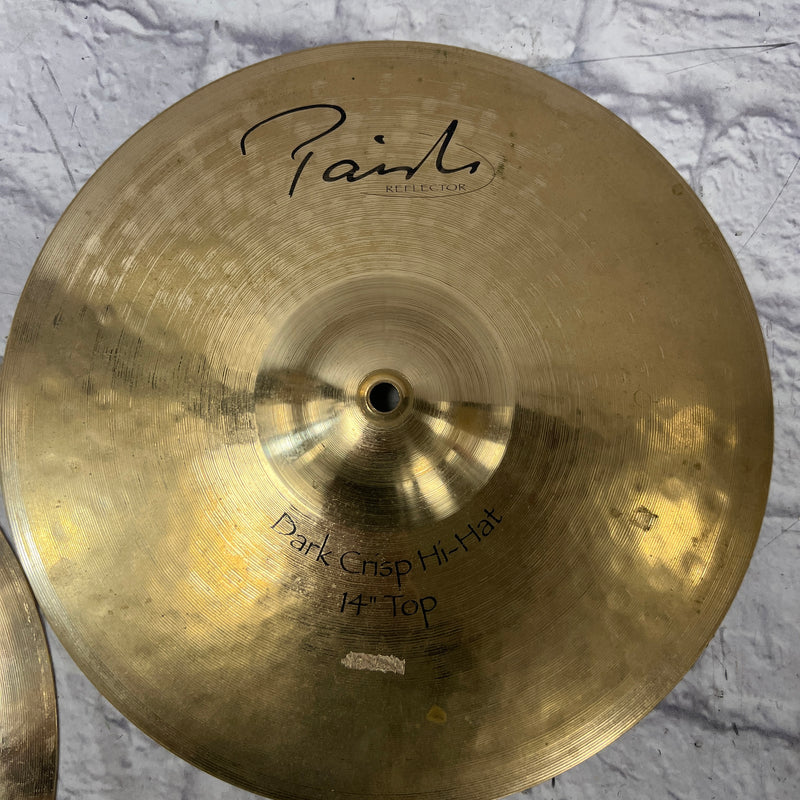 Paiste 14 Signature Reflector Dark Crisp Hi Hats - Evolution Music