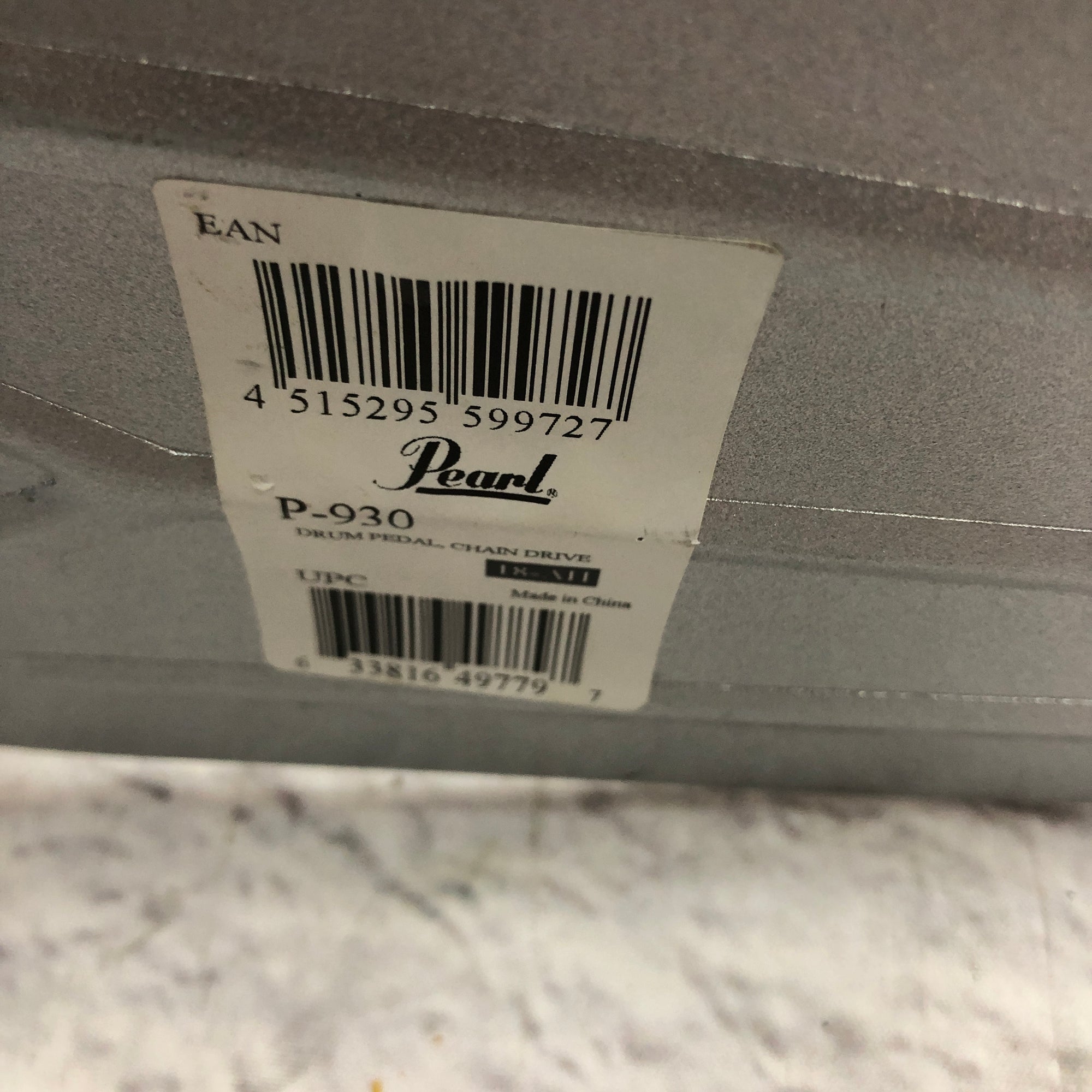 Pearl P930 Longboard Chain Drive Single Bass Drum Kick Pedal