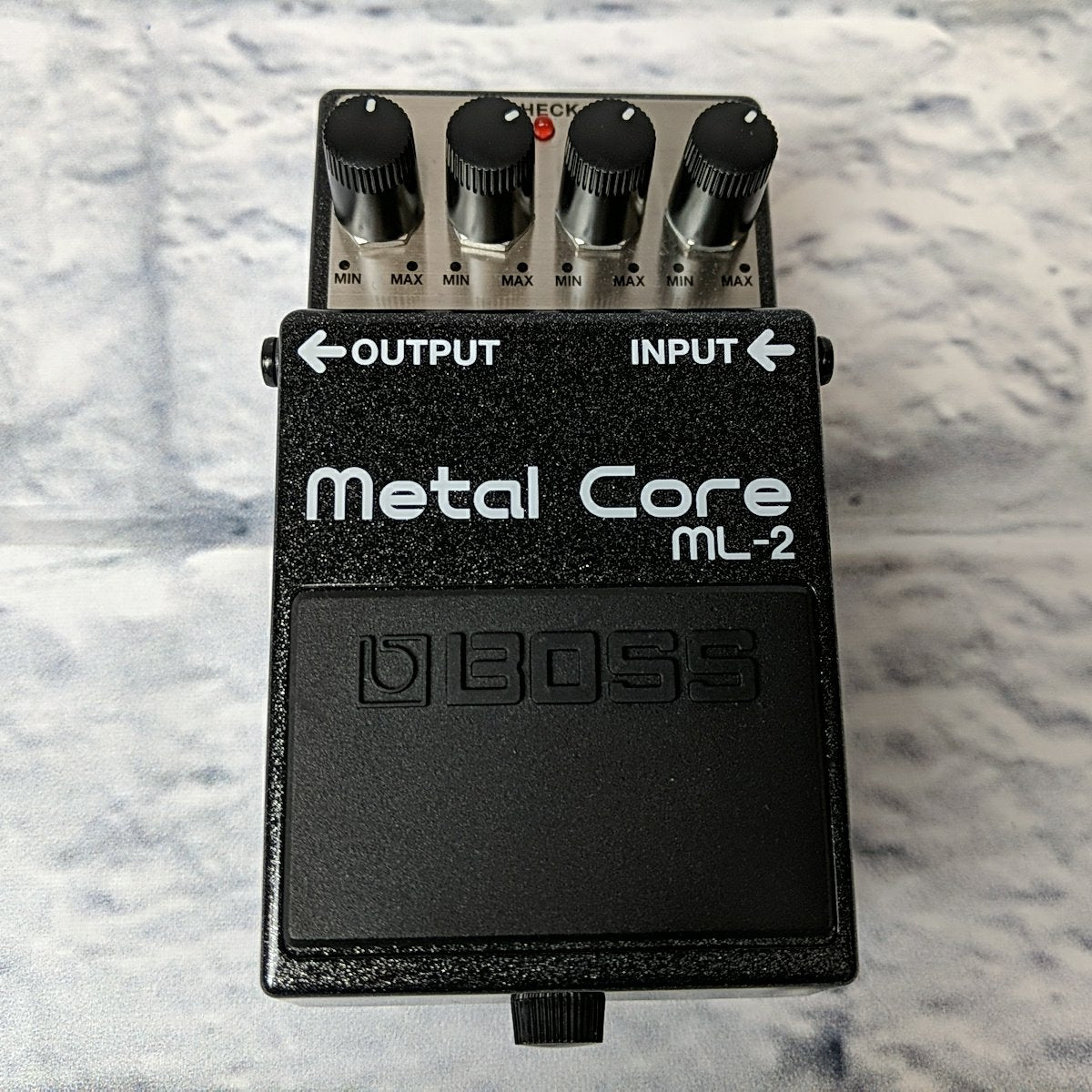 boss metalcore distortion pedal Boss ML-2 Metal Core Distortion Pedal