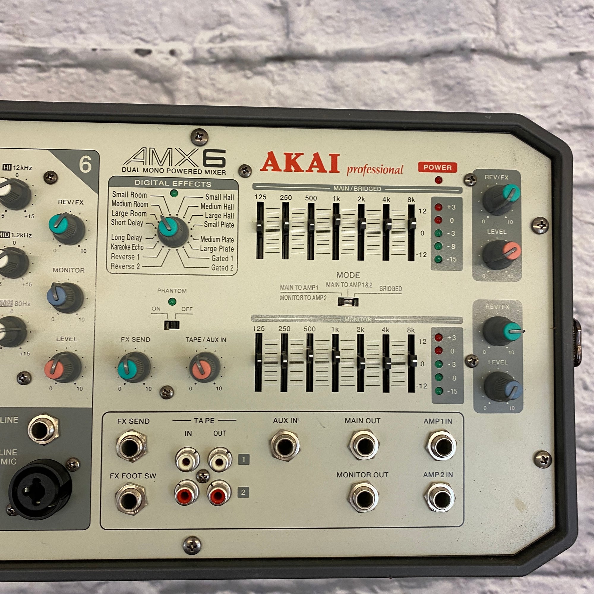 Akai AMX6 Dual Mono Powered Mixer - Evolution Music