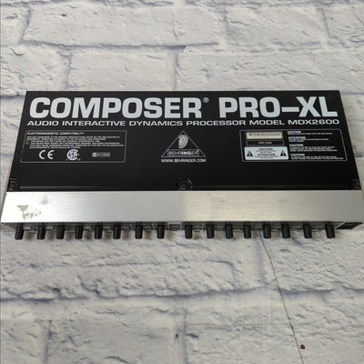 Behringer MDX2600 Composer Pro-XL Rack Compressor / Limiter