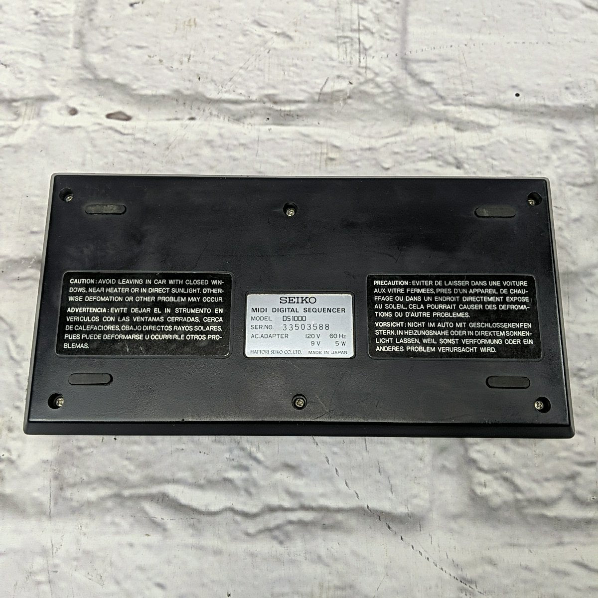 Vintage 1980's Seiko DS1000 MIDI Digital Sequencer