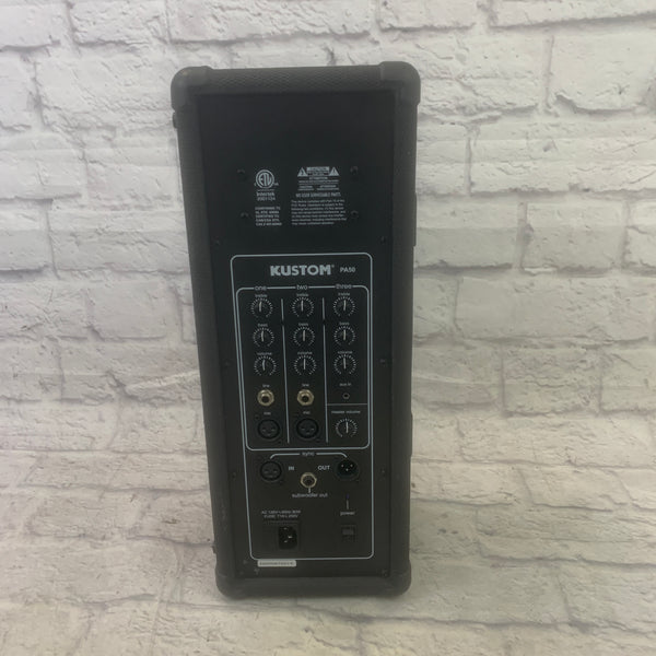 Kustom PA50 Speaker (Stage and Studio) Evolution Music