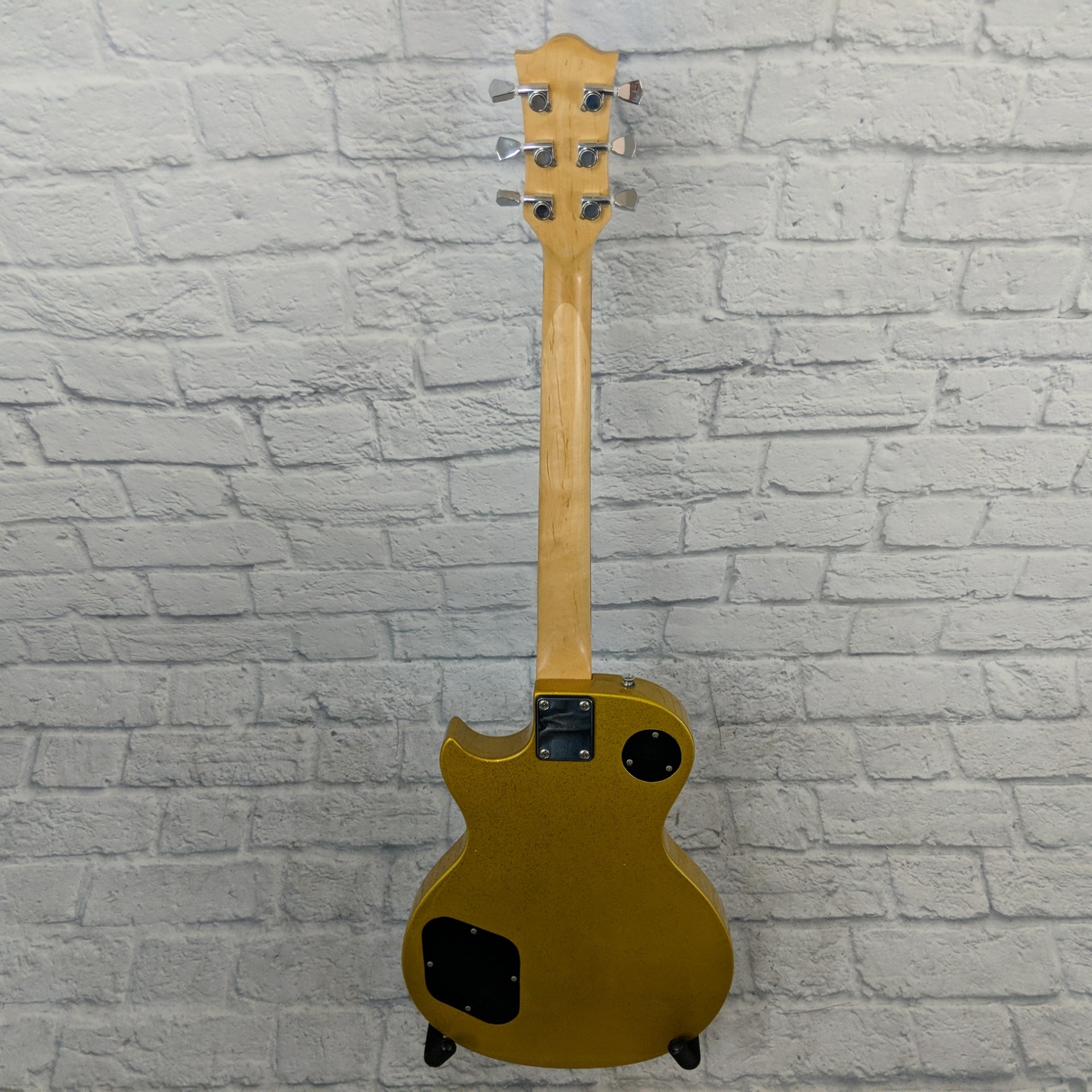 Bluz LP Style Electric Guitar - Yellow Sparkle