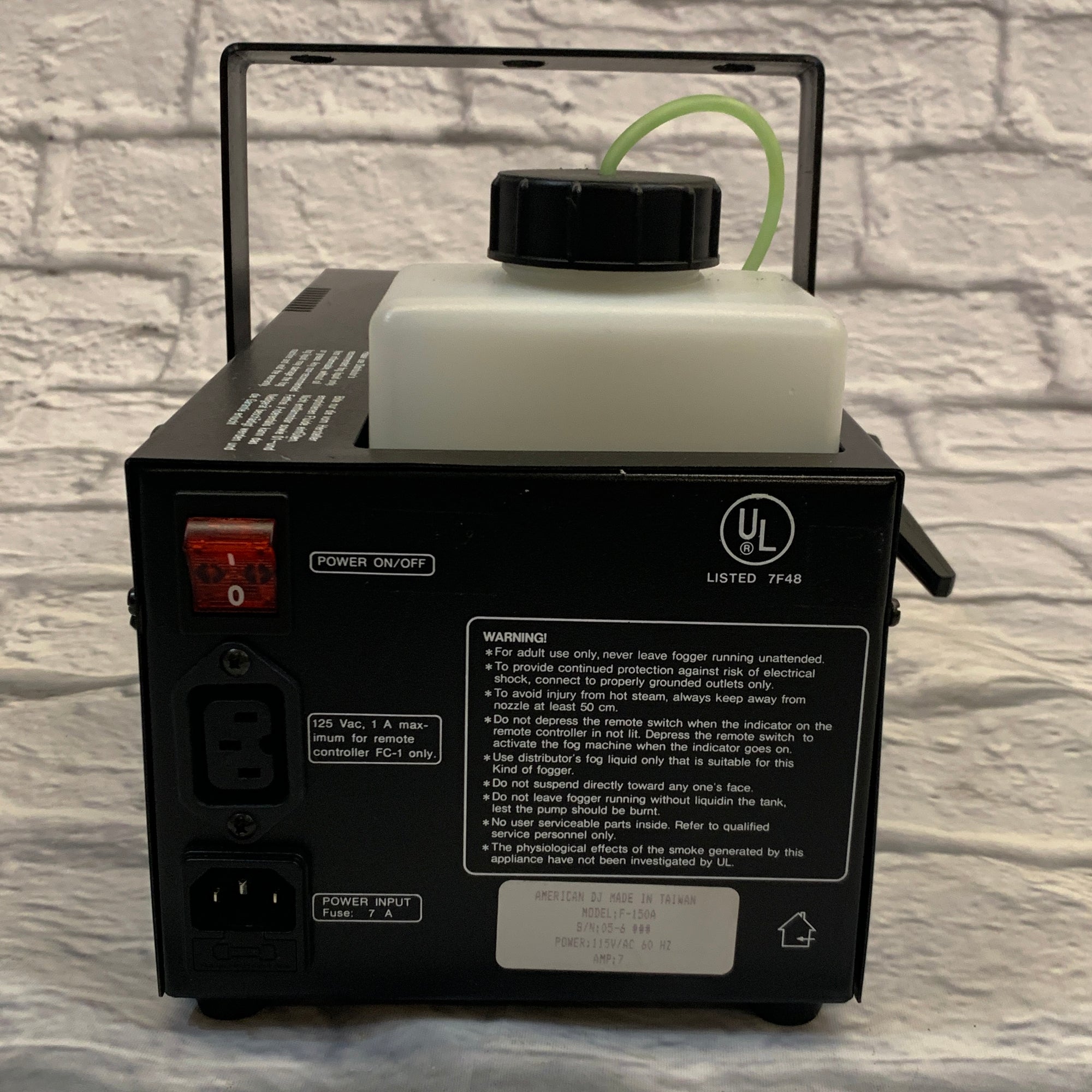American DJ F-150/A Fog Machine w/ Fog Juice