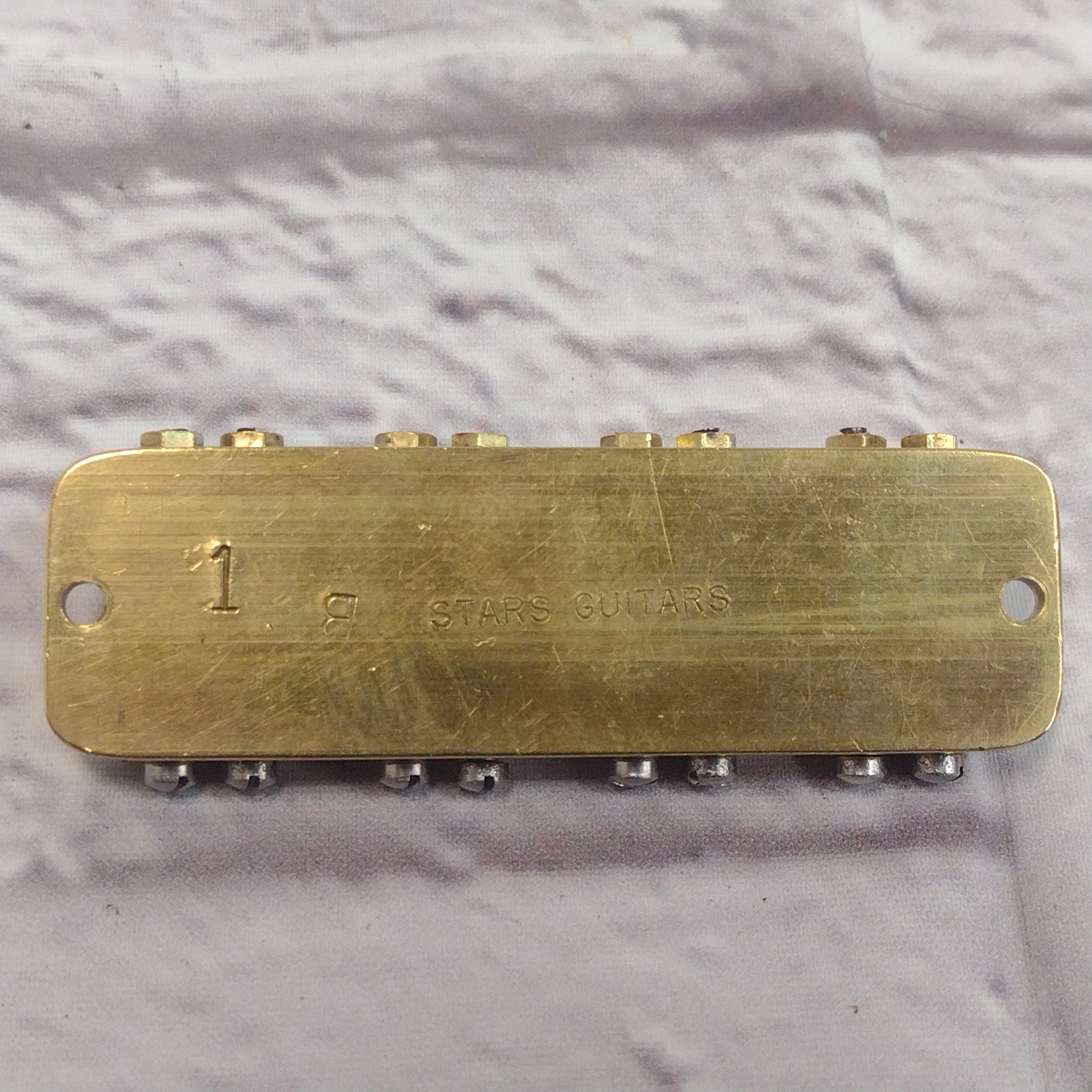Stars Guitars 8 String Bass Brass Bridge