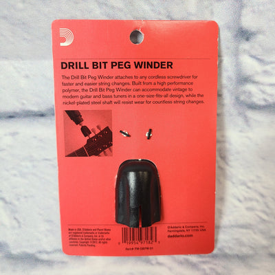 Planet Waves PW-DBPW-01 Drill Bit Peg Winder for Guitar and Bass