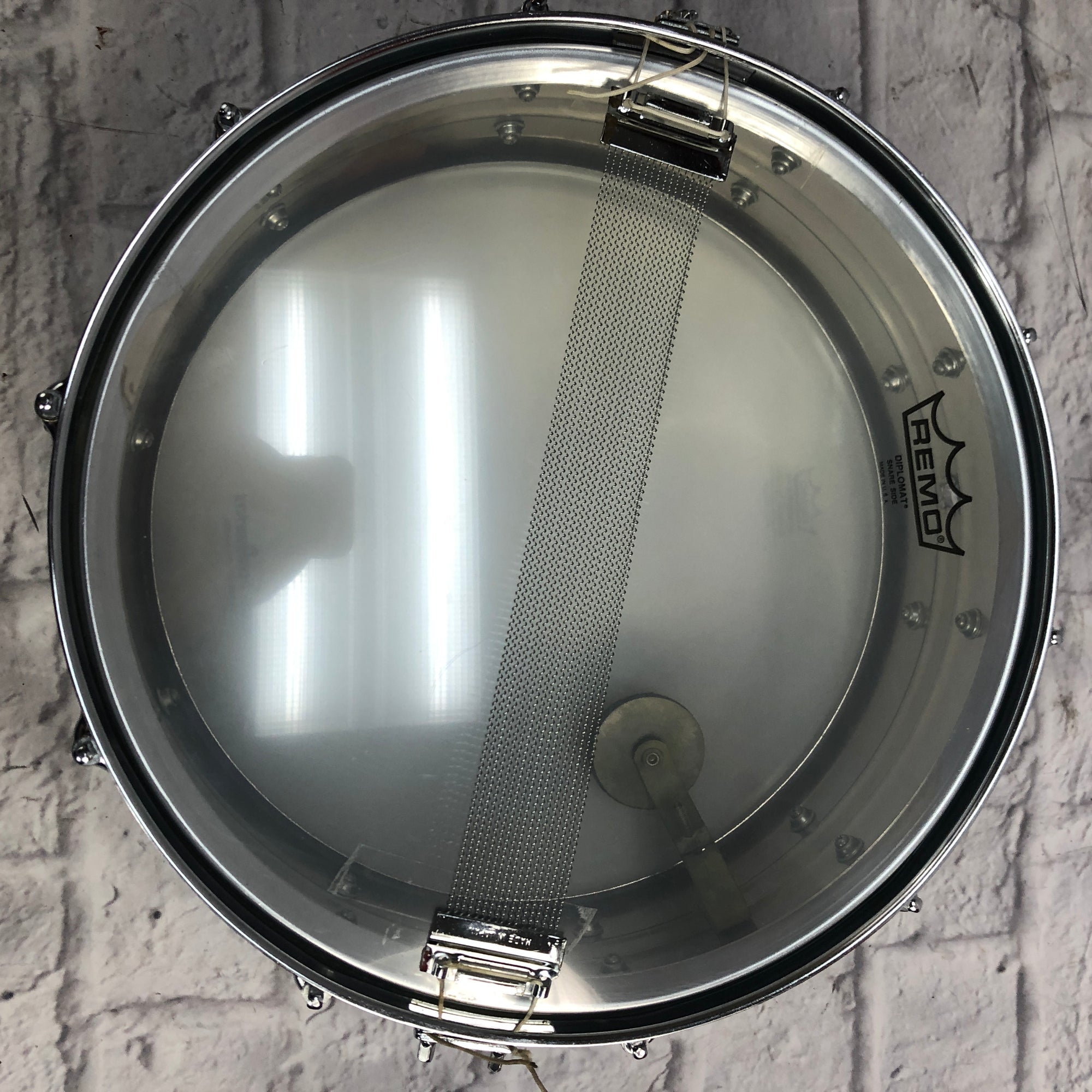 Pearl 14 x 5 Chrome Over Steel Snare Drum Vintage 1970s