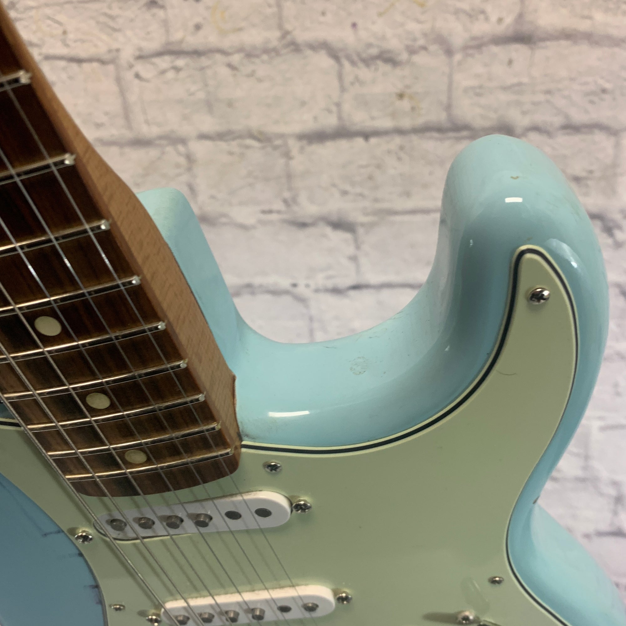 Fender Partscaster Strat Daphne Blue Electric Guitar