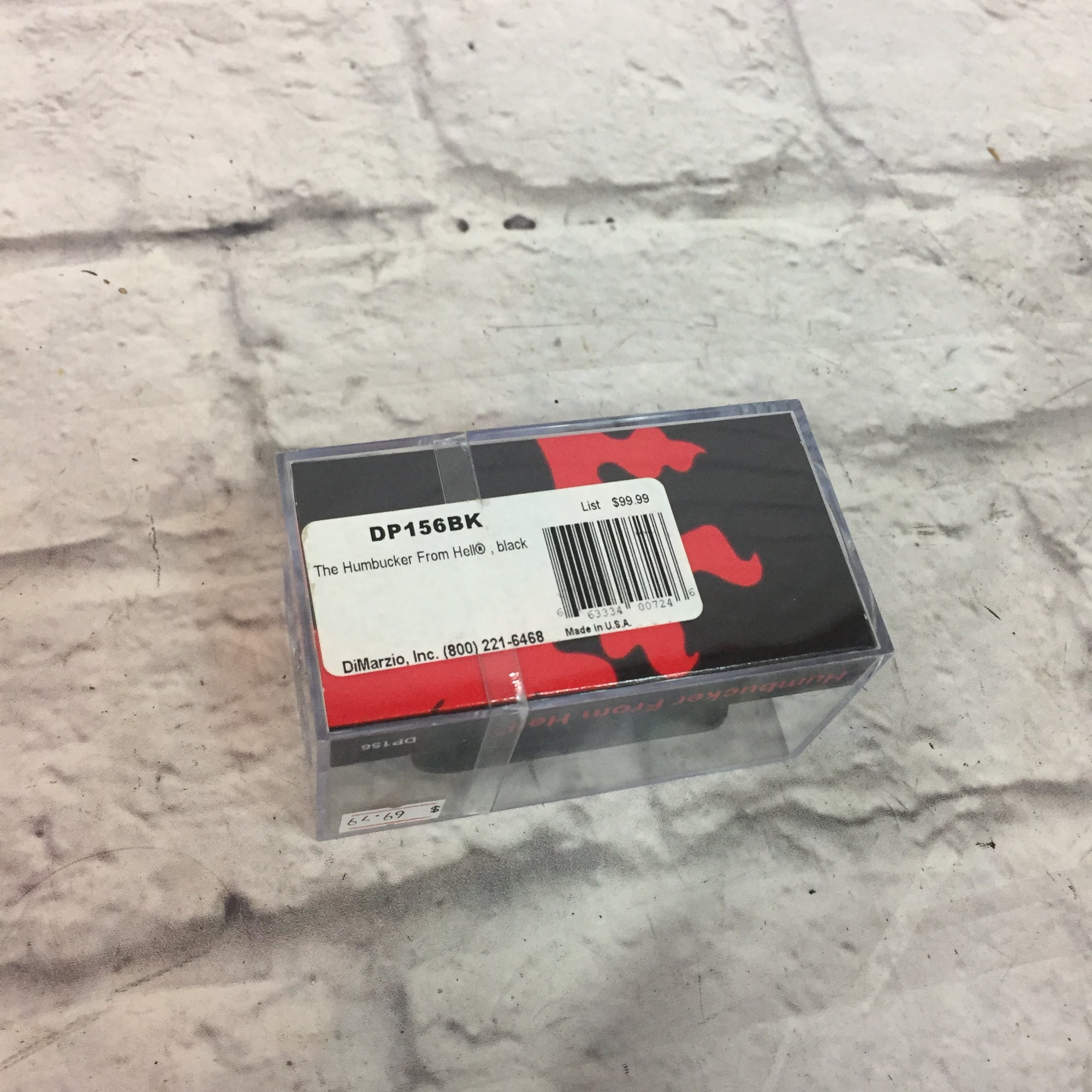 DiMarzio DP156BK Humbucker From Hell Pickup Black