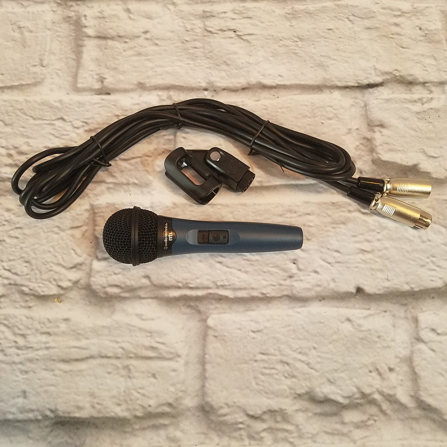 Audio-Technica MB 1k/c Handheld Hypercardioid Dynamic Vocal Microphone with XLR Cord NOS