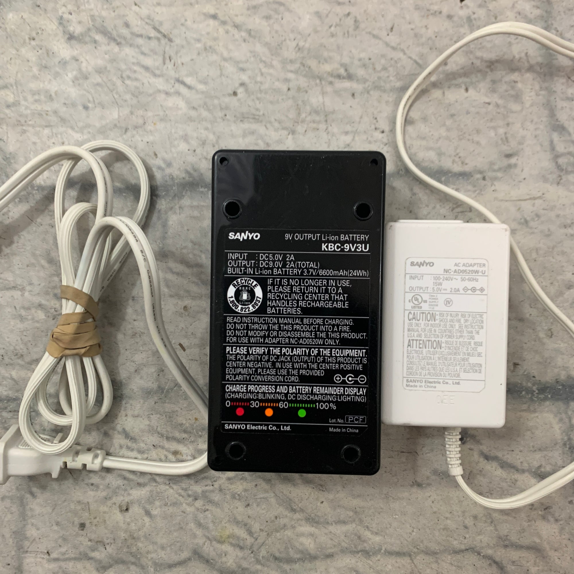 Sanyo Eneloop KBC-9V3U Rechargable Pedal Battery - Evolution Music