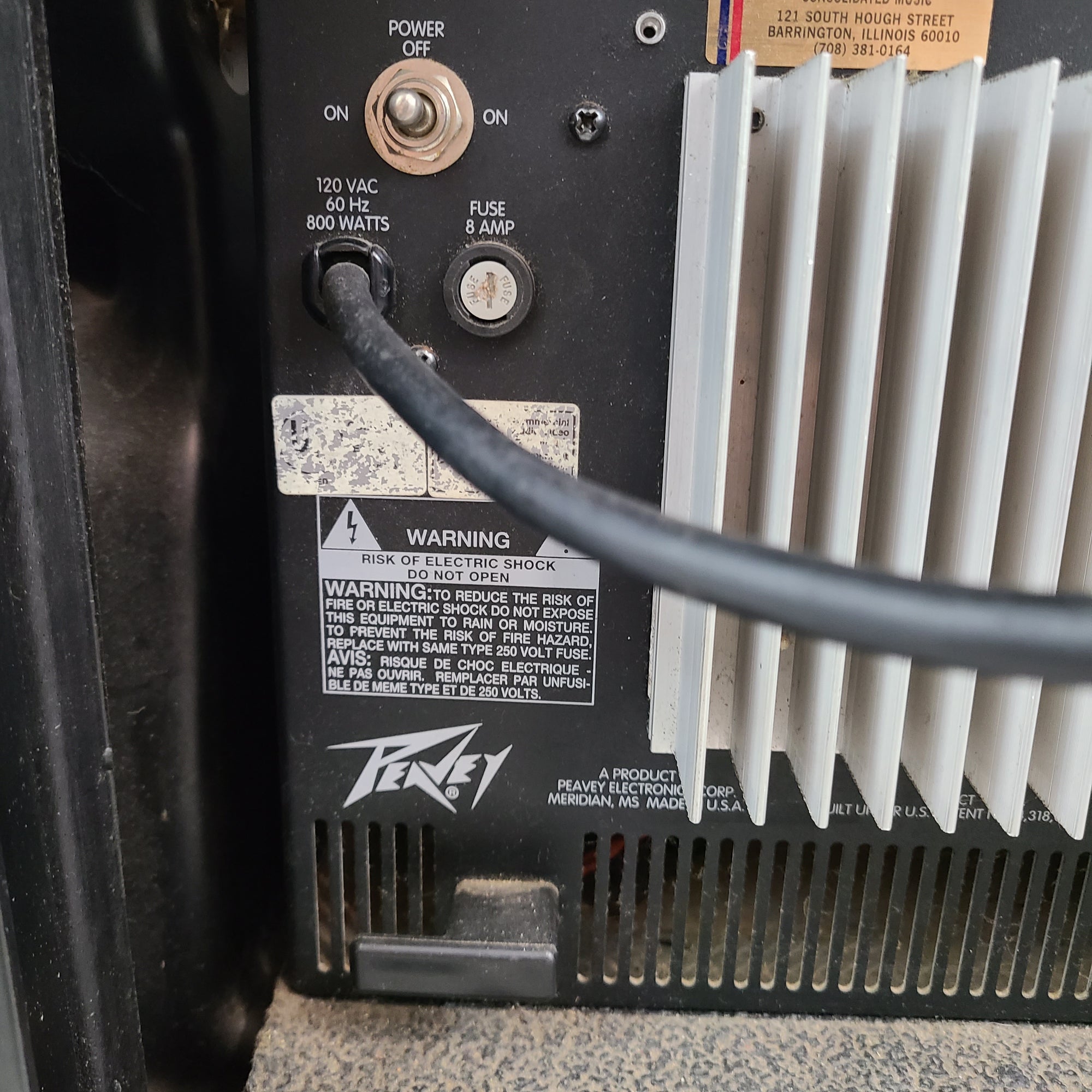 Peavey XR 600 Mixer Amp Power Amp