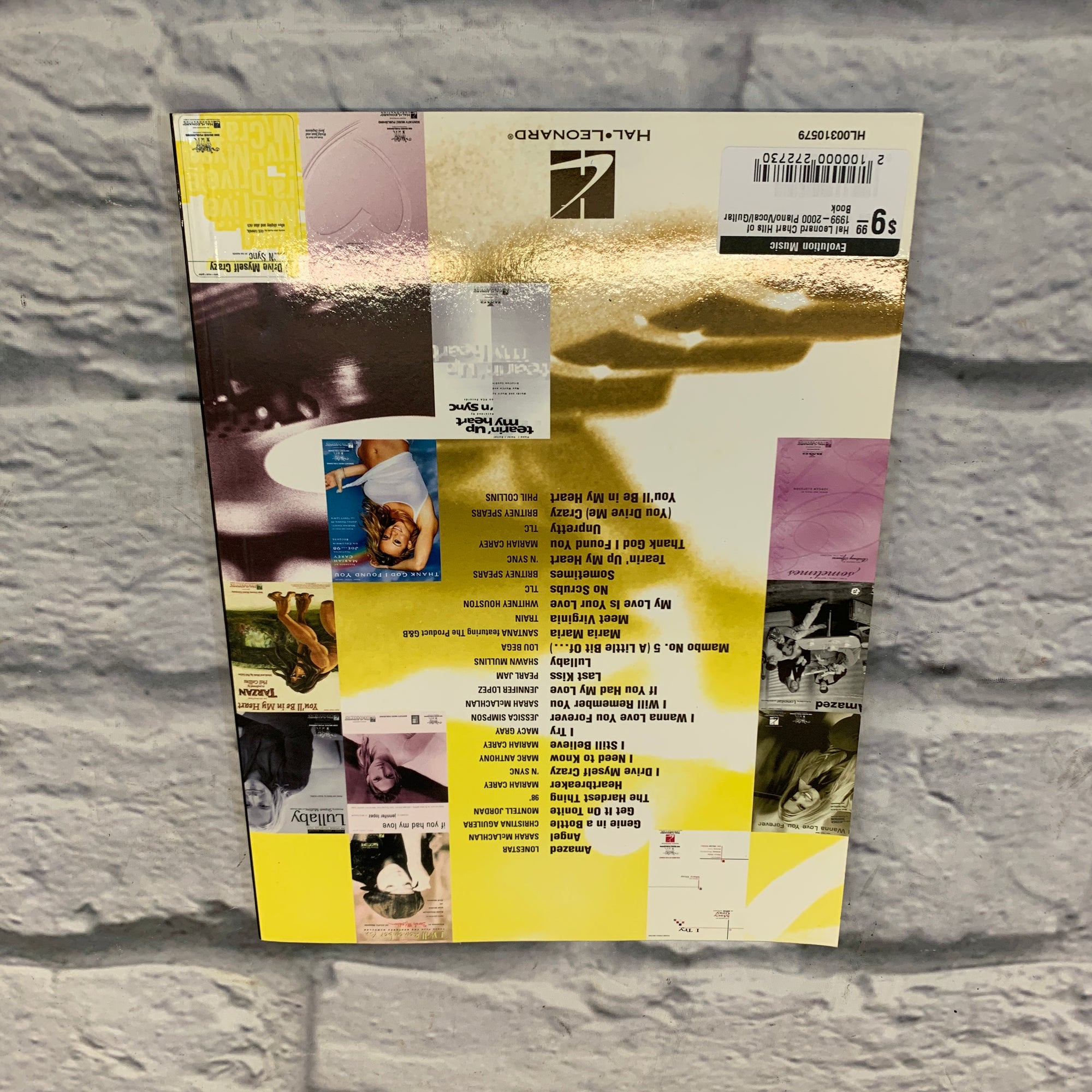 Hal Leonard Chart Hits of 1999-2000 Piano/Vocal/Guitar Book