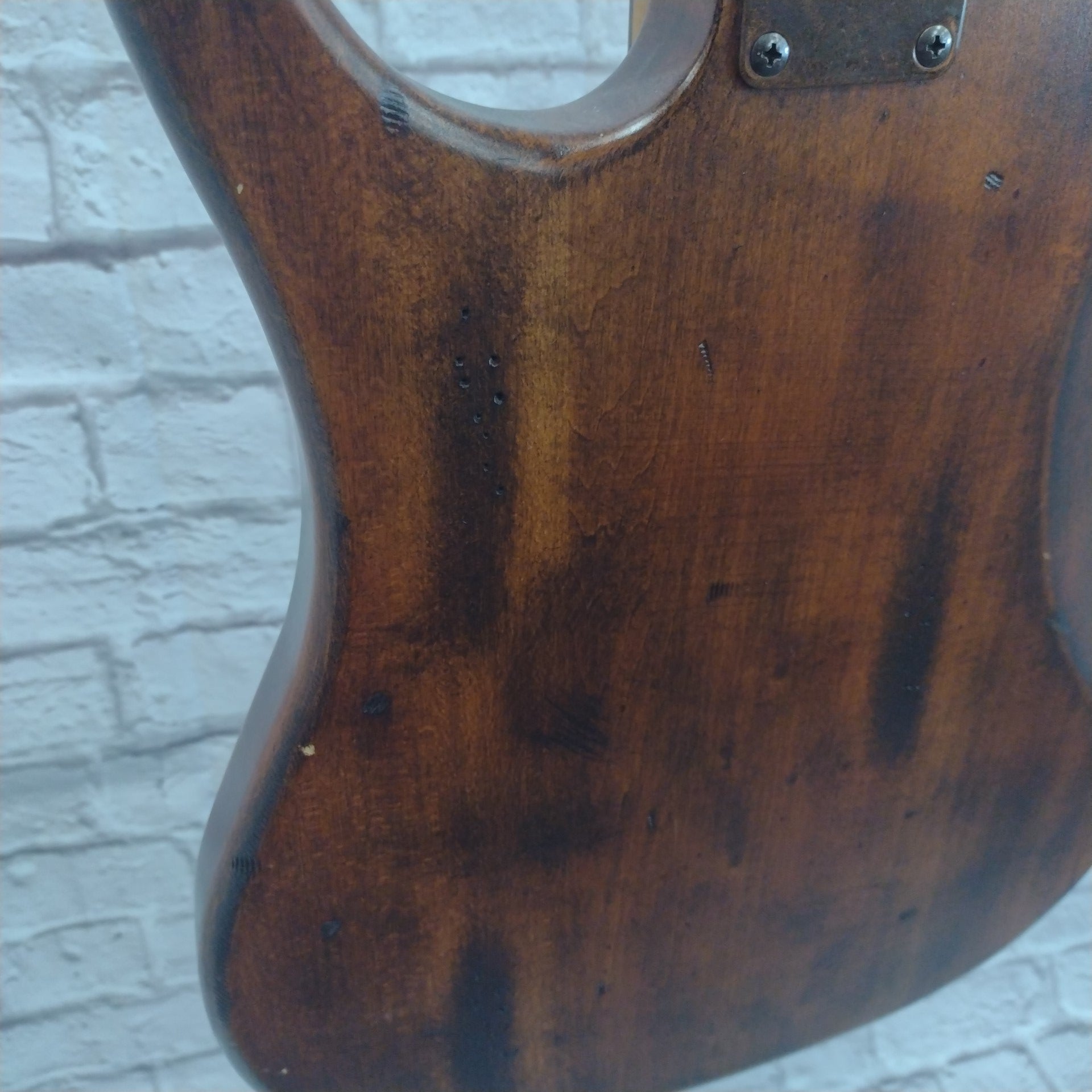 AXL P Bass Style Natural 4 String Bass Guitar