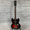 Vintage Lyle SG Style Electric with Gold Foil Pickups