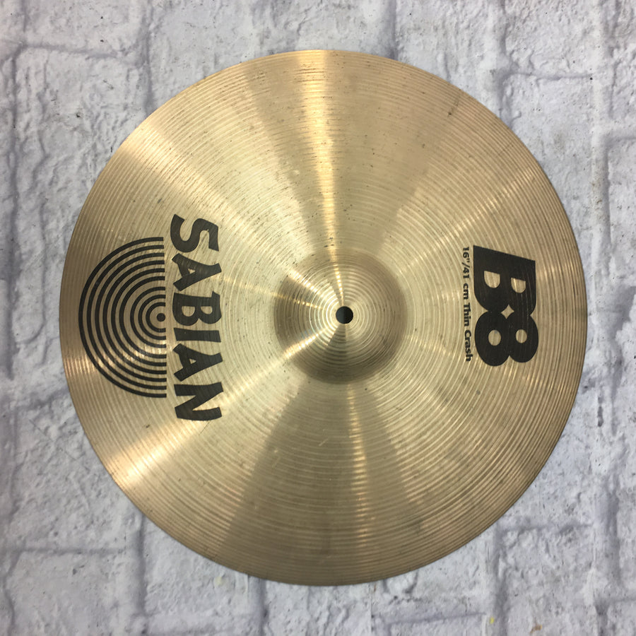Sabian 16 B8 Thin Crash