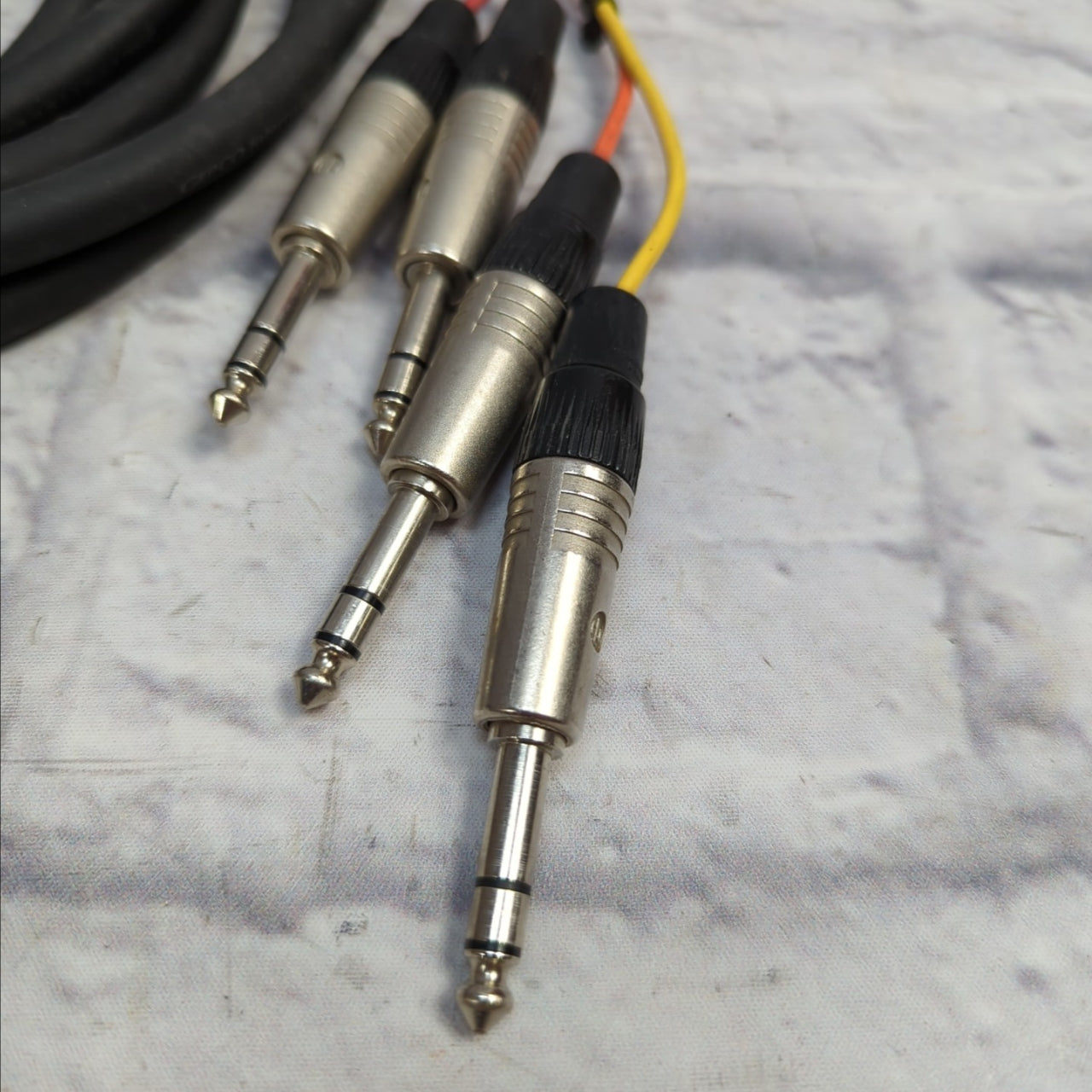 Unknown 4 Channel TRS to TS Cable Cord Insert Snake w/ Neutrik Ends - 15 Feet