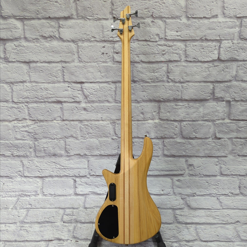 Gstyle Neck Thru 4 String Bass Guitar W Active Belcat Pickups 