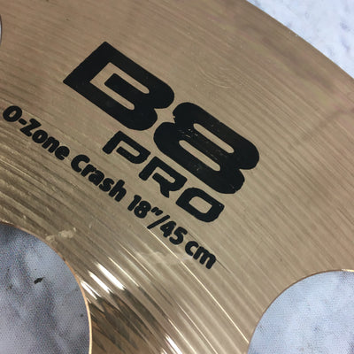Sabian 18 B8 Pro O-Zone Crash Cymbal