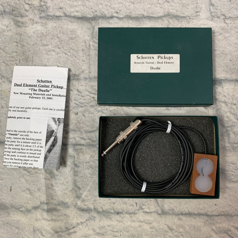 Schatten Dualie Acoustic Guitar Pickup Inside OR Outside Acoustic Guitar Pickup