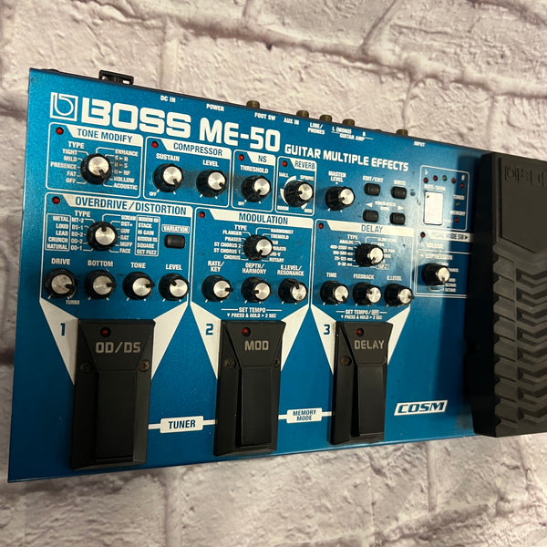 Boss ME-50 Guitar Multieffects Processor - Evolution Music