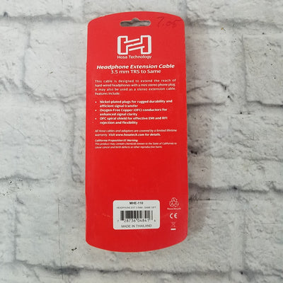Hosa MHE-110 10ft 3.5mm headphone Extender