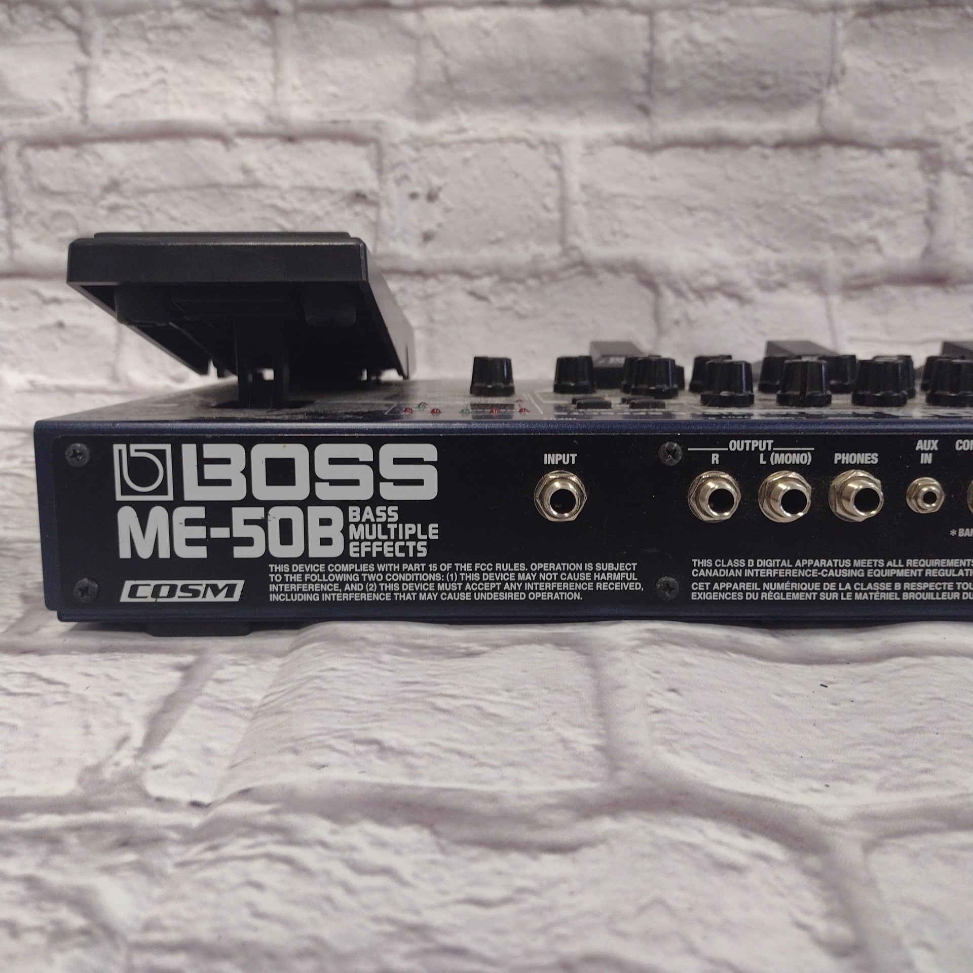 boss me50b bass multi effects pedal Boss ME-50B Bass Multi Effects Pedal