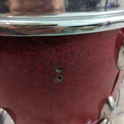 Vintage Stewart 13 x 9 Rack Tom Red Sparkle Made in Japan MIJ