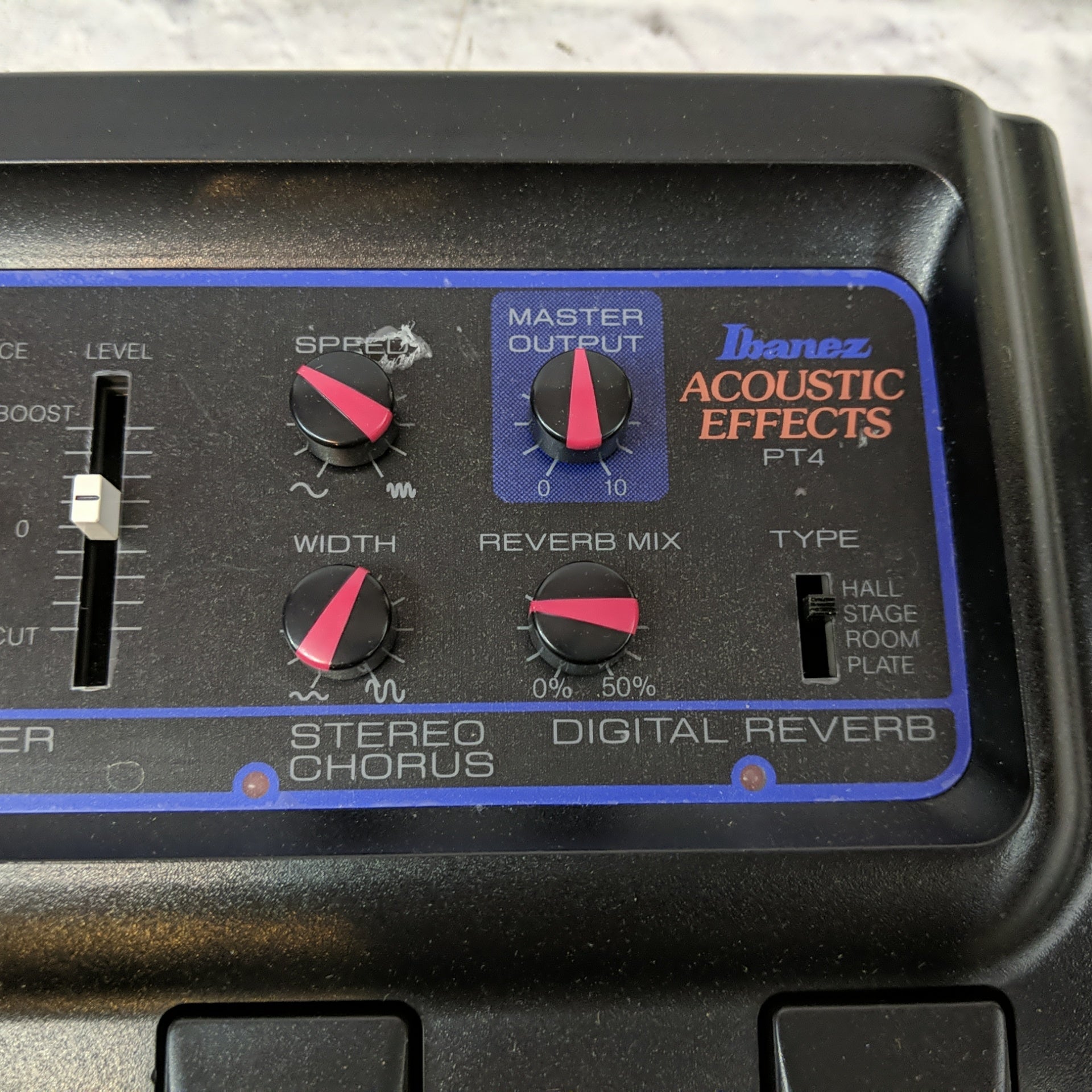 ibanez reverb pedal Ibanez PT4 Acoustic Effects Pedal - New Old Stock!