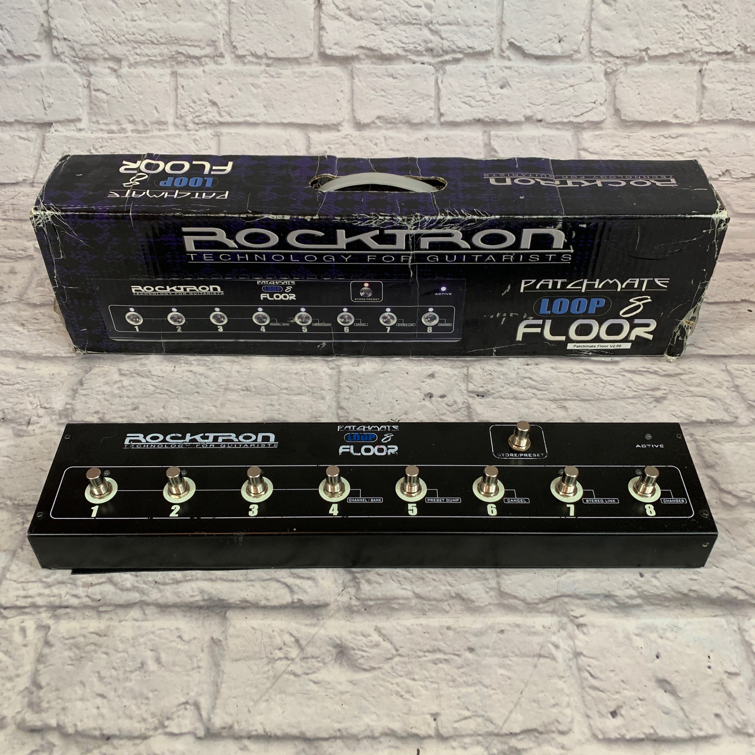 Rocktron PatchMate Loop 8 Floor Audio Switcher Pedal - Evolution Music