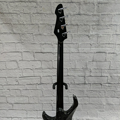 Peavey G Bass 4 String Bass Guitar -Black Holoflake