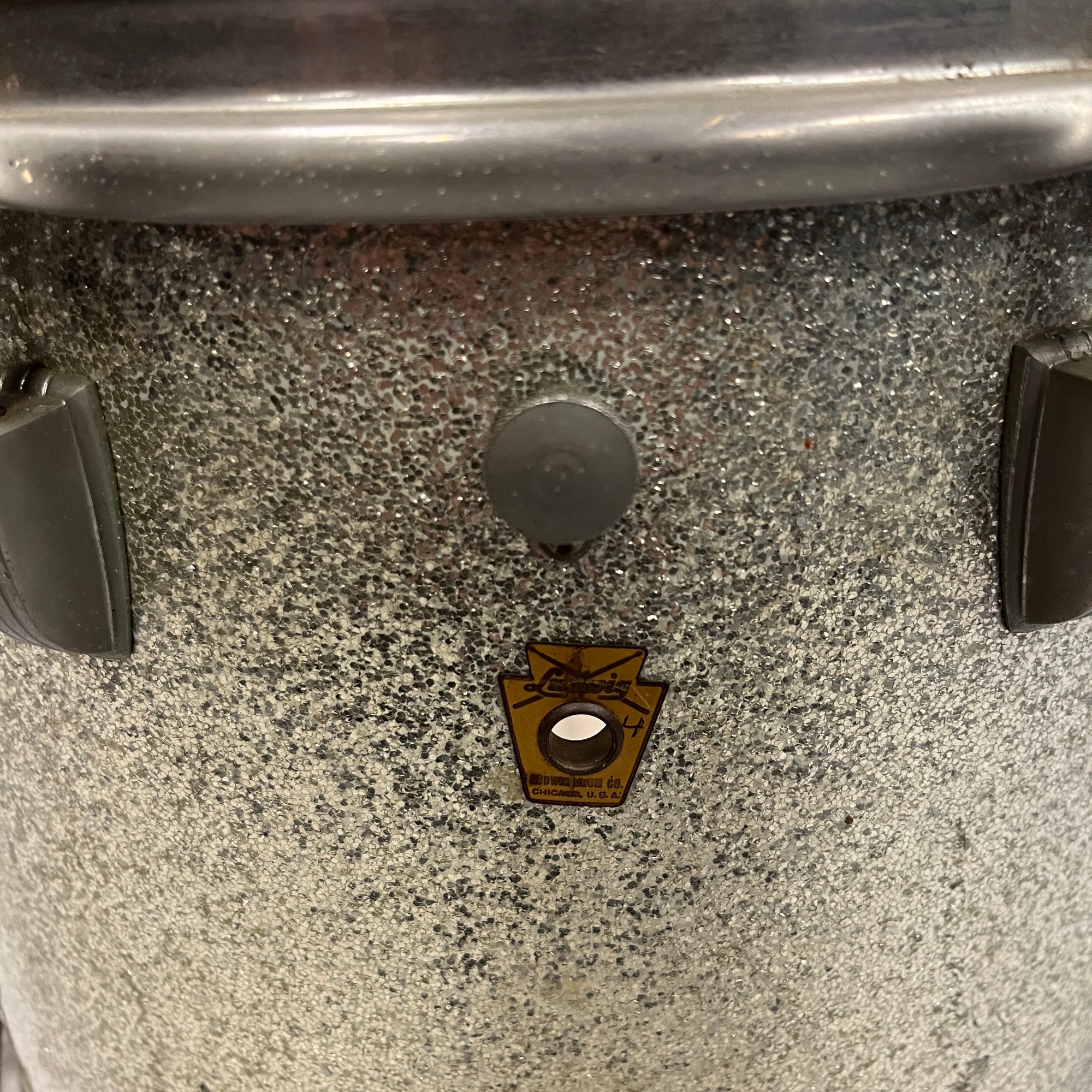 Ludwig Keystone Silver Sparkle Snare/Tom 14x12"