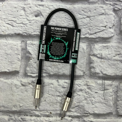 CBI 14-Gauge 1/4" Premium Speaker Cable - 2'