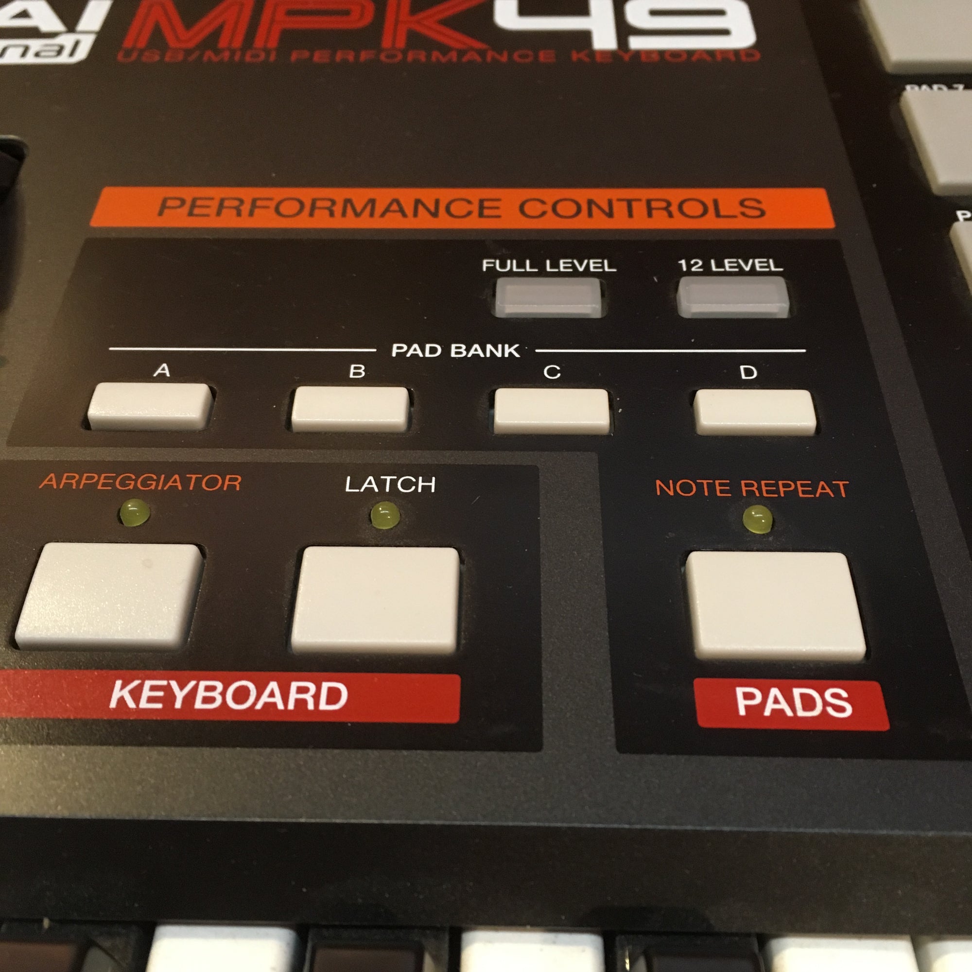 ** Akai MPK49 Performance Controller with MPC Drum Pads