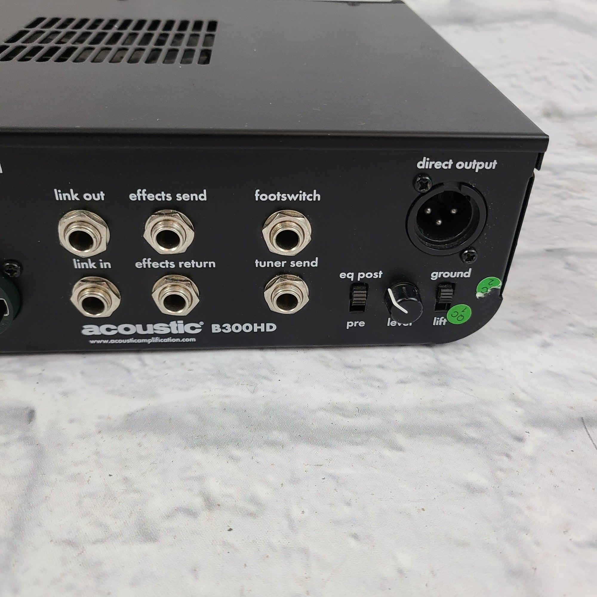Acoustic B300HD Bass Head
