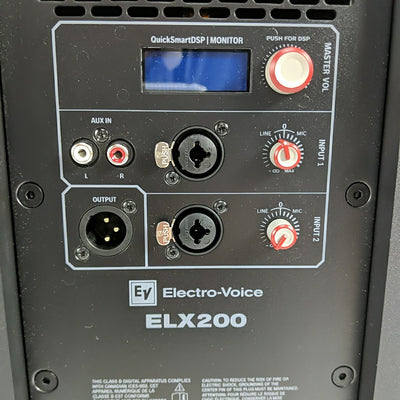 Electro-Voice ELX200-10 Powered Active Speaker Pair with Bags