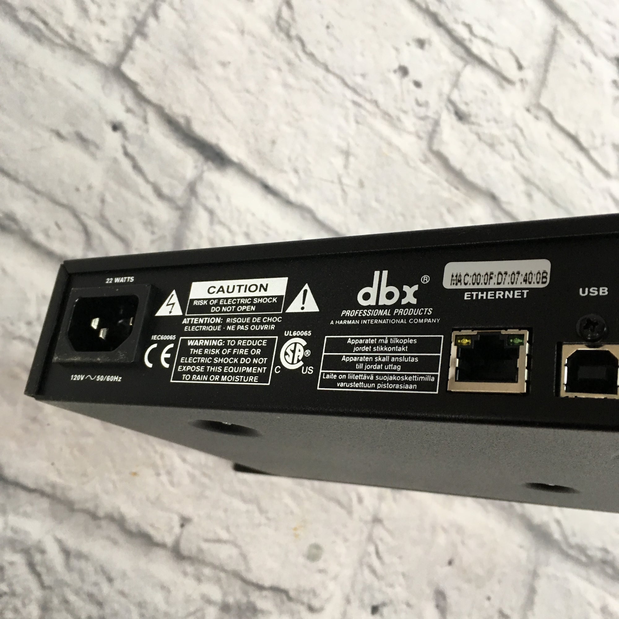 DBX DriveRack PA2 Loudspeaker Management System