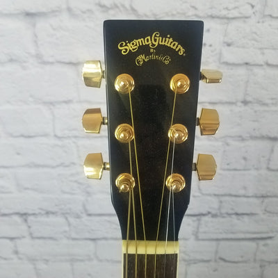 Sigma By Martin TB-1B Black Single Cutaway Concert Acoustic Electric