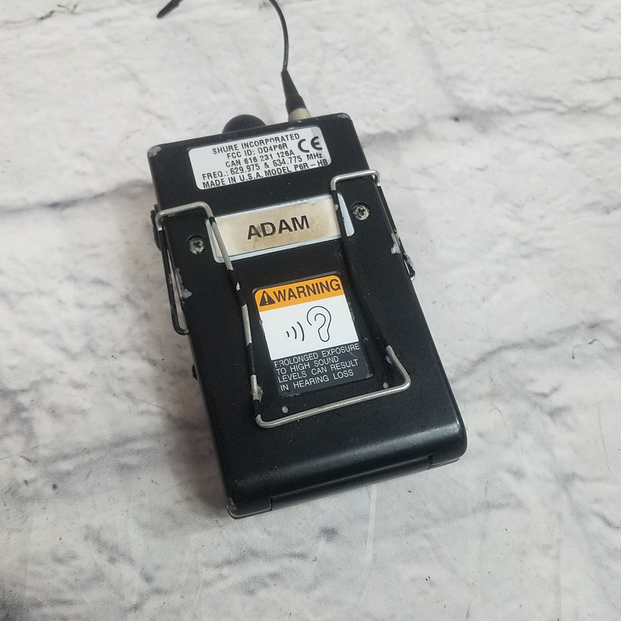 Shure Model P6R In-Ear Wireless Body Pack Receiver